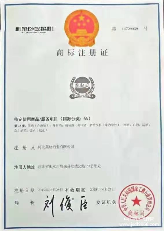 商標證書