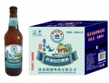 泉城明湖鮮爽原漿啤酒