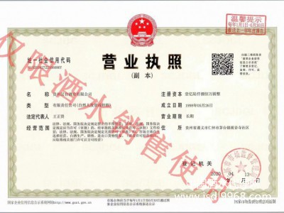 營業執照（副本）