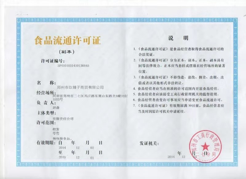 食品流通許可證（副本）